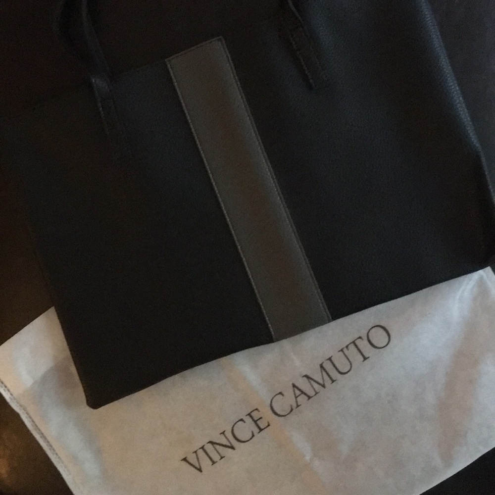 Vince Camuto vegan Leather Tote Bag Purse NEW